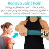 Vive Flex Therapy Bar for Tennis Elbow Relief (Heavy) - Physical Therapy Aid, Improve Tendonitis & Grip Strength - Resistance for Golfers, Hand, Epicondylitis, Equipment - Strengthens Wrist & Forearm view 2