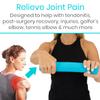 Vive Flex Therapy Bar for Tennis Elbow Relief (Light) - Physical Therapy Aid, Improve Tendonitis & Grip Strength - Resistance for Golfers, Hand, Epicondylitis, Equipment - Strengthens Wrist & Forearm view 2