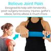 Vive Flex Therapy Bar for Tennis Elbow Relief (Medium) - Physical Therapy Aid, Improve Tendonitis & Grip Strength - Resistance for Golfers, Hand, Epicondylitis, Equipment- Strengthens Wrist & Forearm view 2