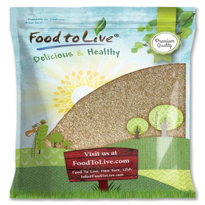 Food to Live Amaranth Flakes, 7.5 Pounds  Flaked Whole Amaranth Seeds, Vegan. Natural Thickener. Good Source of Protein. Great Alternative to Oatmeal. Perfect Base for Granola, Breakfast Cereal