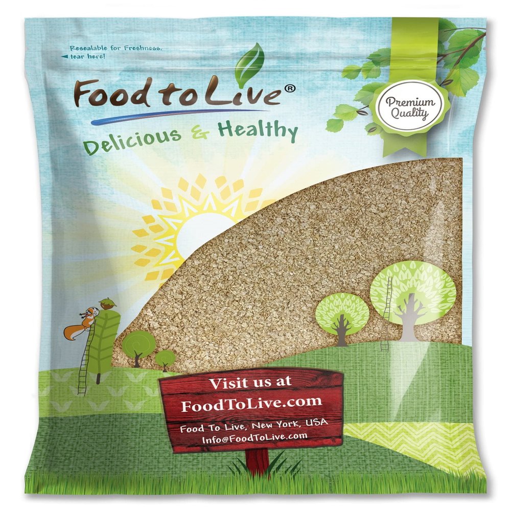 Food to Live Amaranth Flakes, 7.5 Pounds  Flaked Whole Amaranth Seeds, Vegan. Natural Thickener. Good Source of Protein. Great Alternative to Oatmeal. Perfect Base for Granola, Breakfast Cereal