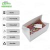 [150 Pack] White Treat Flat Gift Boxes - 7 x 4 x 3 inches - Paper Snack, Flat Top Paper Treat, Barn Boxes - Bakery Box, White Gift, Birthday's, Weddings, Baby Shower Favor, Restaurant To go Box view 2