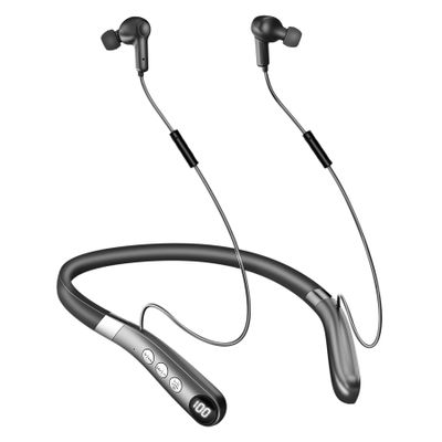 Rechargeable Bluetooth Hearing Amplifier - Wireless Hands-Free Neckband w/ Noise Reduction, Neck Sound Amplifying Device Helps Aid Comfortable Hearing for Listening, Watching TV for Seniors & Adults