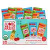 YOU LOVE FRUIT - Fruit Snacks Variety Pack 30 count, 100% Natural Gluten-Free, Vegan, Low Carb, Low Fat Fruit Kosher Snacks for Kids, College Students, Teachers and Offices, Healthy Fruit Snacks (passion fruit, super berry, mango) view 1