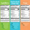 YOU LOVE FRUIT - Fruit Snacks Variety Pack 30 count, 100% Natural Gluten-Free, Vegan, Low Carb, Low Fat Fruit Kosher Snacks for Kids, College Students, Teachers and Offices, Healthy Fruit Snacks (passion fruit, super berry, mango) view 2