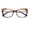 Bbllabulling Cat Eye Fashion Ladies Reading Glasses Spring Hinge Readers for Women (tortoise, 5.0, multiplier_x) view 2