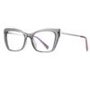 Bbllabulling Cat Eye Fashion Ladies Reading Glasses Spring Hinge Readers for Women (gray, 3.25, multiplier_x) view 1