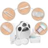 Contact Lens Travel Kit with Cleaner Washer, Portable Contact Box with Mirror Tweezers Remover Tool Solution Bottle for Daily Outdoor (Silver2) view 2