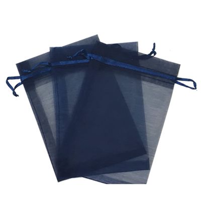 Kyezi Design and Craft 5000 pcs Sheer Drawstring Organza Bags Jewelry Pouches Wedding Party Favor Gift Bags Gift Bags Candy Bags (4x6, Navy)