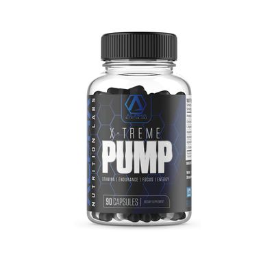 Alpha Nutrition Labs X-Treme Pump for Stamina, Endurance, Focus, Energy Dietary Supplement, 90 Capsules
