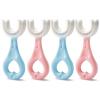 4-in-1 U-Shaped Toothbrush Set - Infant to Toddler Oral Care - Food Grade Silicone - Perfect for Age 1-6 (4-Pack) Baby Essentials Gift view 1