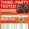 Coffee Packets  Dark Roast Decaf Ground Packs, Low Acid Pre-Measured 2oz Bags for 12-Cup Drip Brewers, Bulk Single-Pot Commercial Pouches view 2