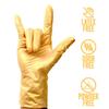 Colortrak Luminous Collection Disposable Nitrile Gloves, Gold, Large, Single-Use, Allergy-Safe, Latex-Free, Powder-Free, Odor-Free, Textured Finger Tips view 3