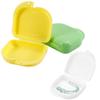 AKOAK 2 Pcs Oral Protection Storage Case, Denture Storage Case, with Vent Hole, Suitable for Office, Travel, Home - Light and Small, Snap-Tight Retainer Holds (White) view 2