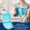 AKOAK 2 Pcs Oral Protection Storage Case, Denture Storage Case, with Vent Hole, Suitable for Office, Travel, Home - Light and Small, Snap-Tight Retainer Holds (Blue) view 3