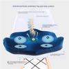 Feilx Hemorrhoid Treatment Donut Cushion, Prostate Pillow, Pregnancy, Post Natal, Bed Sores, Coccyx, Sciatica, Ultra Premium Comfort Foam, Breathable Durable Waist Buttocks Curve Design Non-slip Pillo view 3