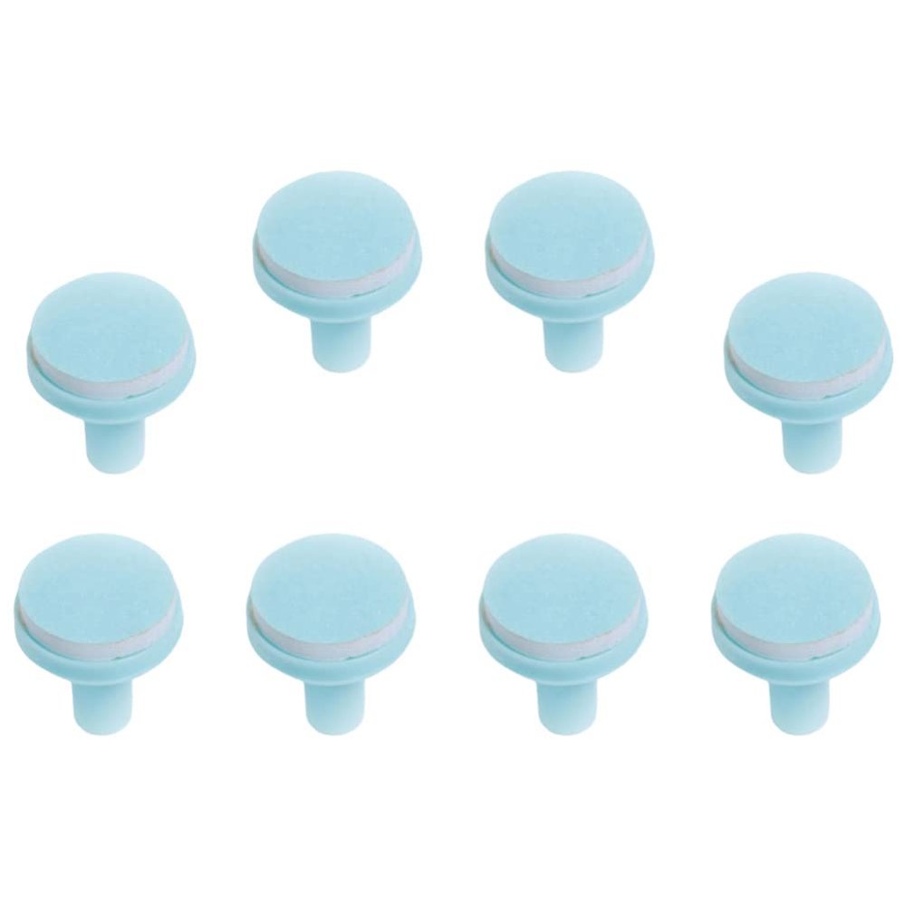 8Pcs Nail Grinding Heads Nail File Pads Trimmer Replacement Pads Electric Nail Pads for Newborn Blue Piece Electric Nail Trimmer Heads Set Nail Clippers Pads