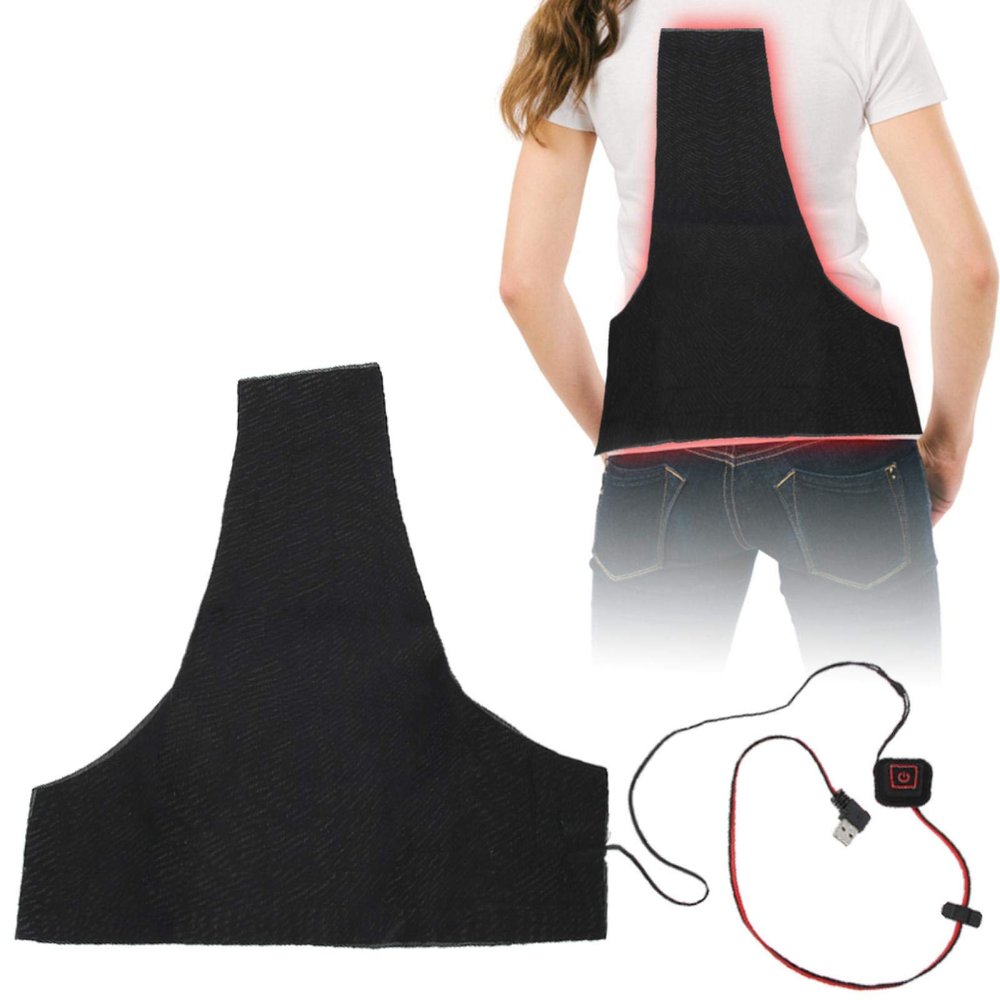 GOTOTOP Clothes Heating Pad Winter Heated Alloy Fiber Heating USB Back Pads Electric Warm Clothing Kit 5V 8.5W