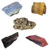 Geode Presents Natural Amethyst Sodalite Red Jasper Citrine Pyrite Raw Stone Crystal Rough Stones for Reiki and Crystal Stones Combo Pack of 100#Aport-439 view 1
