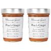 Bonnie's Jams Peach Ginger Jam, 17.5 oz, Made with Delicious Peaches and Zesty Ginger, Twice the Fruit-Half the Sugar, No Pectin Added (2-Pack) view 1