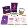 Positive Intentions Gift Set for Women and Men, Stress Relief Gift Set with Positive Affirmations Cards, California White Sage, Palo Santo, Candle and Chakra Bracelet view 1