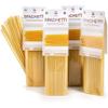 Gusta Spaghetti Noodles Pasta - Premium Italian Pasta from Italy - Durum Wheat Semolina Organic "Al Dente" Pasta - Non-GMO & Gourmet Pasta - Family Owned Brand - 17.64oz / 500g (4 Pack) view 1