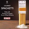 Gusta Spaghetti Noodles Pasta - Premium Italian Pasta from Italy - Durum Wheat Semolina Organic "Al Dente" Pasta - Non-GMO & Gourmet Pasta - Family Owned Brand - 17.64oz / 500g (4 Pack) view 4