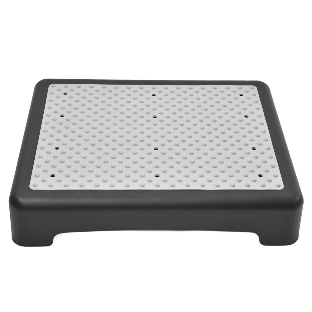 Anti Slip Step Stool Indoor/Outdoor Half Step Bath Shower Stackable Elderly Plastic High Riser Step Stool Aid Portable Stepping Stool for Household Garden High Beds