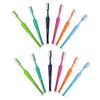 Paro S43 Toothbrush | Compact Brush Head with Soft Bristles | Exchangeable Inter Space F | 4 Rows, 43 Tufts 12 Pack view 1