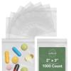 Seal Fresh 2 x 3 Inch Resealable Plastic Bags 1000 Pack  Clear Reclosable Mini Bags with Zipper Seal for Jewelry, Beads, Small Parts, Crafts, Hardware view 1