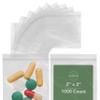 Seal Fresh 2 x 2 Inch Resealable Plastic Bags 1000 Pack  Clear Reclosable Mini Bags with Zipper Seal for Jewelry, Beads, Small Parts, Crafts, Hardware view 1