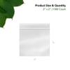 Seal Fresh 2 x 2 Inch Resealable Plastic Bags 1000 Pack  Clear Reclosable Mini Bags with Zipper Seal for Jewelry, Beads, Small Parts, Crafts, Hardware view 2