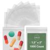Seal Fresh 1.5 x 2 Inch Resealable Plastic Bags 1000 Pack  Clear Reclosable Mini Bags with Zipper Seal for Jewelry, Beads, Small Parts, Crafts, Hardware view 1