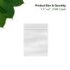 Seal Fresh 1.5 x 2 Inch Resealable Plastic Bags 1000 Pack  Clear Reclosable Mini Bags with Zipper Seal for Jewelry, Beads, Small Parts, Crafts, Hardware view 2