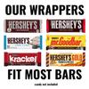 25ct DIY Remembrance Funeral Favors Personalized Wrappers for Chocolate Bars (25 Count) In Loving Memory of with Photo view 3