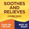 Amazon Basic Care Honey Flavor Daytime and Nighttime Severe Cold and Flu Relief, Liquid Medicine Combo Pack, 24 Ounces view 2