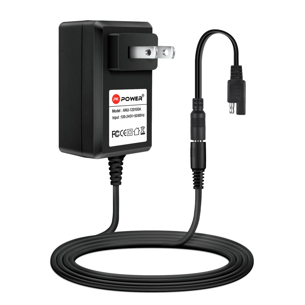 PKPOWER AC Adapter 12V 2A 5.5x2.5mm DC Plug Power Supply for Naipo & Thinp Massage Devices, 6.6FT Cable