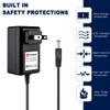 PKPOWER AC Adapter 12V 2A 5.5x2.5mm DC Plug Power Supply for Naipo & Thinp Massage Devices, 6.6FT Cable view 2