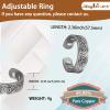 Pure Copper Ring for Women, Magnetic Rings with Magnets Jewelry (Copper Ring B) view 2