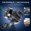 Electric Callus Remover for Feet with Vacuum, Professional Pedicure Tools Kit, Rechargeable Waterproof Foot File for Foot Care Deadskin Remover with 3Heads&2Speed,LCD Display view 3