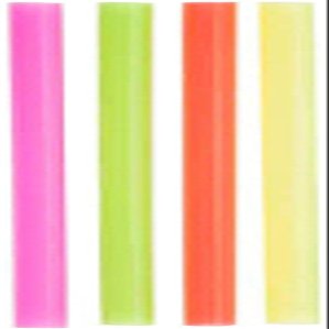 200 count 12" Disposable Drinking Neon Wide Mouth Drinking Straw for Smoothies