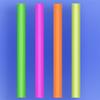 200 count 12" Disposable Drinking Neon Wide Mouth Drinking Straw for Smoothies view 2