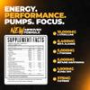 Wrecked Pre Workout Powder, Advanced Formula, Boosts Energy, Focus, Pumps & Performance, 10g L-Citrulline, 6.4g Beta Alanine, 5g Tyrosine, 1g Alpha GPC, 375mg Fast-Acting Caffeine & More (40 Servings) view 2