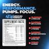 Wrecked Pre Workout Powder, Advanced Formula, Boosts Energy, Focus, Pumps & Performance, 10g L-Citrulline, 6.4g Beta Alanine, 5g Tyrosine, 1g Alpha GPC, 375mg Fast-Acting Caffeine & More (40 Servings) view 2
