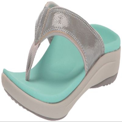 REVITALIGN Women's Yumi Orthotic Sandal Grey 10 Medium