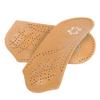3/4 Insole Leather Insole, Orthotic Arch Support Shoe Inserts Insoles,for Plantar Fasciitis Arch Support for Flat Feet and Running,for Flat Feet,Feet Pain,Plantar Fasciitis(41/42-Brownish Yellow) view 1