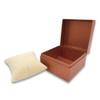 N'icePackaging - Pre-Wrapped Paper Jewelry Gift Box with Pre-Folded Bow-Tie Sleeve and Velvet Insert (3 Qty Watch (Pillow), Copper-Cream) view 4