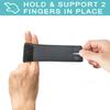 VHOPMORE Finger Splint Wraps Reusable Finger Buddy Tape Adjustable Finger Brace Trigger Finger Splints Mallet Finger Support Compression Finger Sleeves for Arthritis Pain Relief, Sport Injury - M view 3