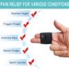 VHOPMORE Finger Splint Wraps Reusable Finger Buddy Tape Adjustable Finger Brace Trigger Finger Splints Mallet Finger Support Compression Finger Sleeves for Arthritis Pain Relief, Sport Injury - M view 4