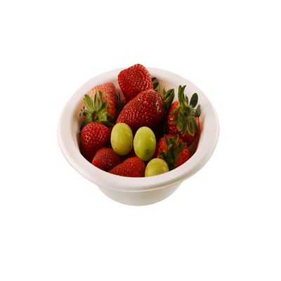 150 PACK 12 oz Heavy Duty Disposable Bowls 100% Compostable, Eco Friendly White Bagasse Bowls Bamboo Fiber Bio Degradable, Sturdy Tree Free Heat and Liquid Resistant Parties, Restaurants, Cereal Bowl